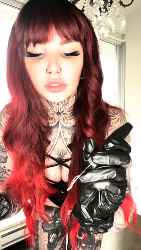 bodysuit funny sfw alt-girls pale-girls suicide-girls gif