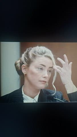Amber Heard Cock Tribbing Tribute gif