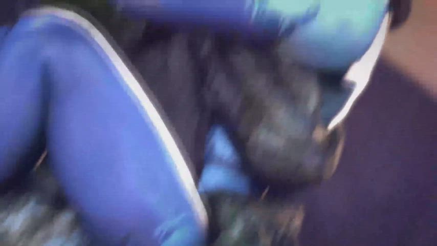 3D Blowjob POV gif
