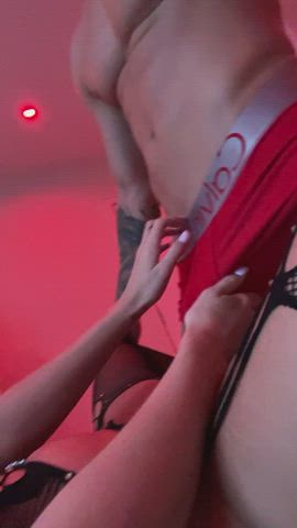 handjob step-brother step-sister tease gif