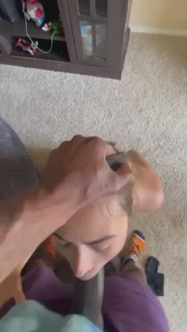 Sucking after a facial