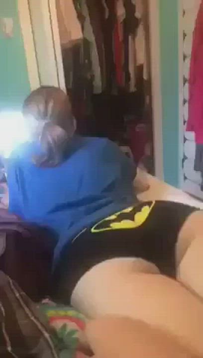 Ass Grabbing Surprise gif