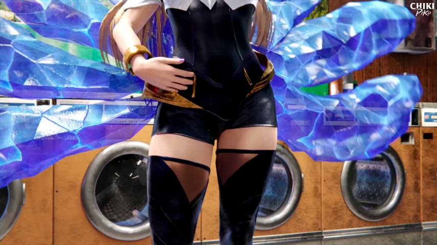 This is one of the most popular 3D cosplay porn gifs out there, and it features a