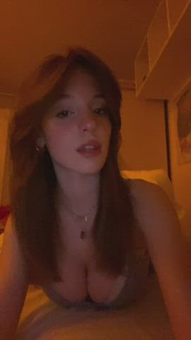 Cleavage Teen TikTok gif