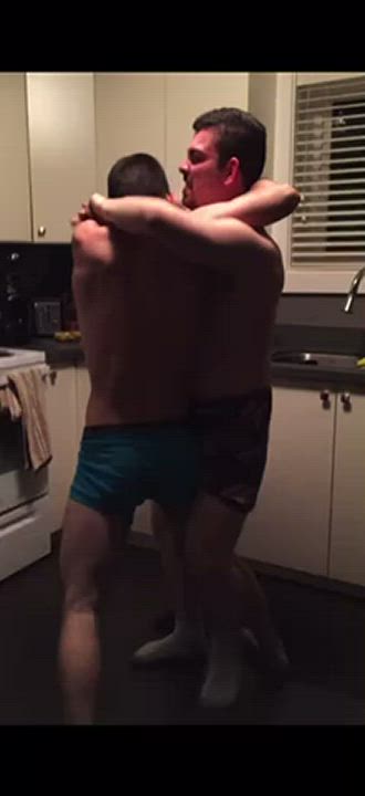 Drunk Dudes fight and you can see up the shorts of the Chubby dude