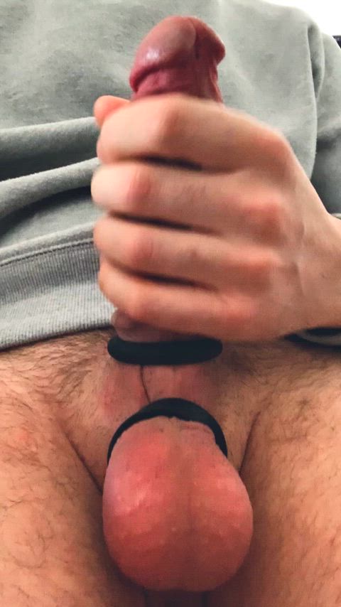 big dick cock ring jerk off massive-cock real-cock gif