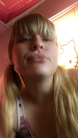 ahegao bangs blonde long tongue spit spit on face tongue tongue fetish r/pornstartongues