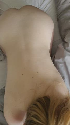 [OC] [F] [M] Choking on his big dick ?