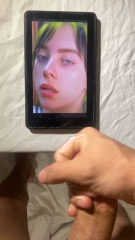 Billie Eilish cum tribute