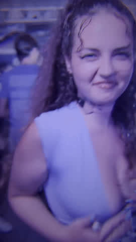 big tits brunette dancing sexy teen gif