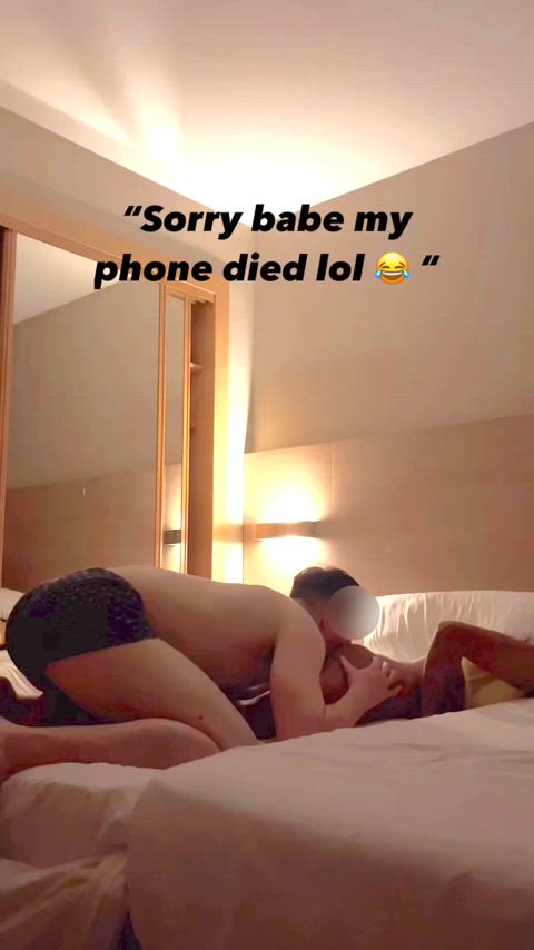 “It’s not cheating I didn’t cum … or maybe I did 😫”