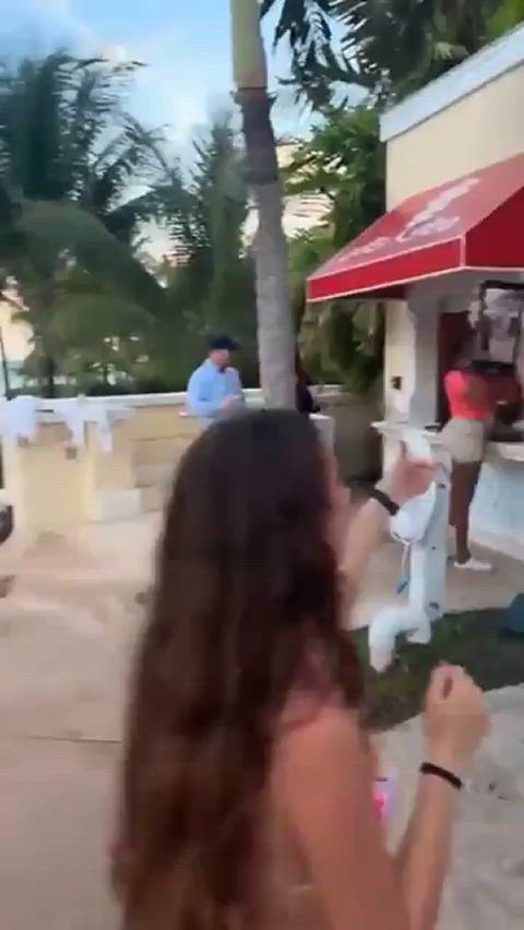 brunette bubble butt celebrity gif