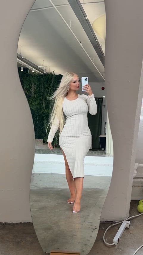 curvy mirror sexy gif