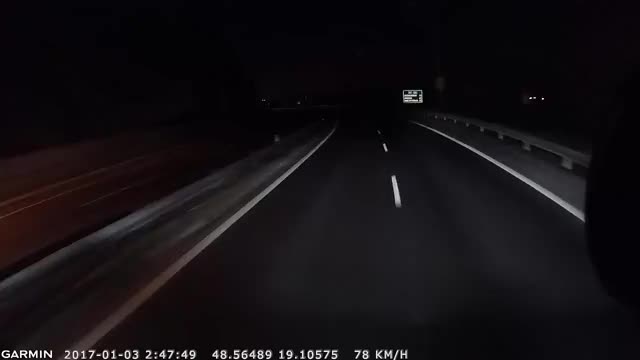 Driving at night