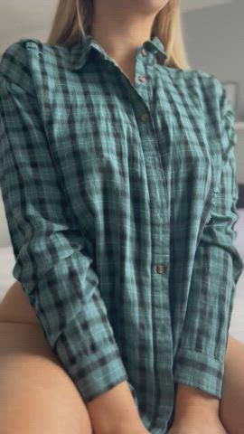 I have a little surprise for you underneath this shirt