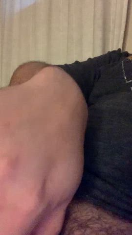 Slowly stroking my cock, moans, dirty talk, and showing you just how I like it.