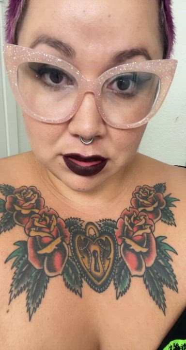 BBW Big Tits Jiggling SSBBW gif