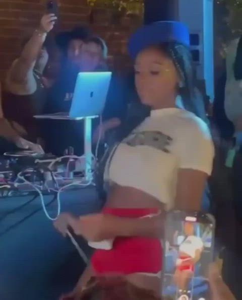 big tits black ebony flashing tits gif