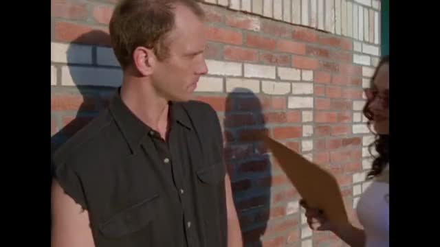 Charlie Spradling - Pacific Blue (S2E18, 1997) - pt 2 - tight shirts & gunplay