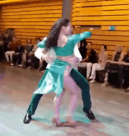 sexy disco dancing spins skirt twirl