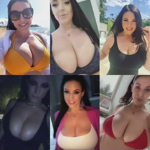 Angela White Big Tits Boobs Busty gif