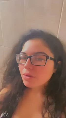 facial latina lips tongue fetish gif