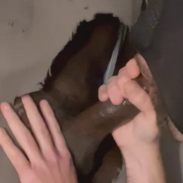 Servicing a bbc at my gloryhole