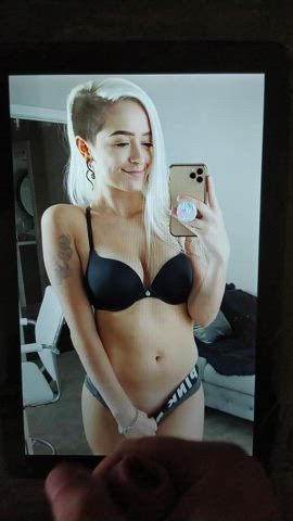 blonde celebrity cum cum on tits cumshot facial gamer girl onlyfans tribute gif