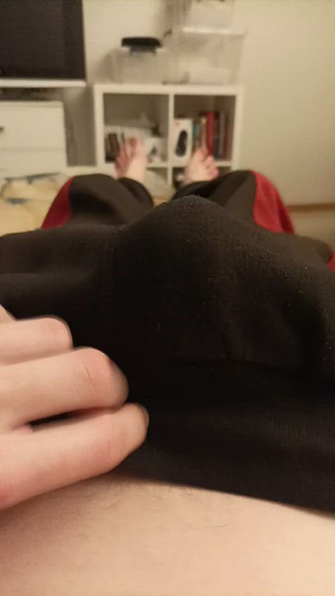 Dick was about too big for my pants lol