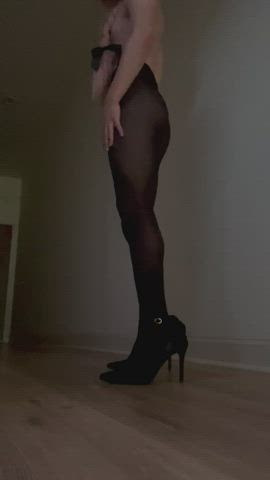 ass femboy heels gif