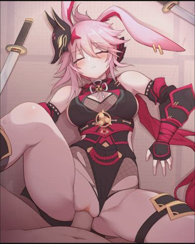 Honkai Impact Yae Sakura Getting Fucked Missionary Hentai
