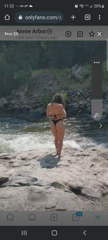 big tits bubble butt outdoor gif