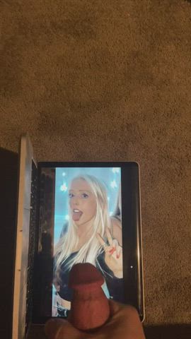 Cumshot Cute NSFW gif