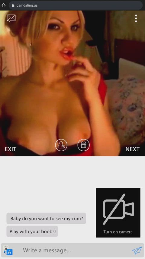 blonde cam camgirl chaturbate dirty blonde sissy slut slut webcam whore gif