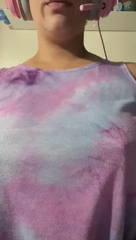 It has been revealed to me that I must reveal my tits to you today. (Reveal)