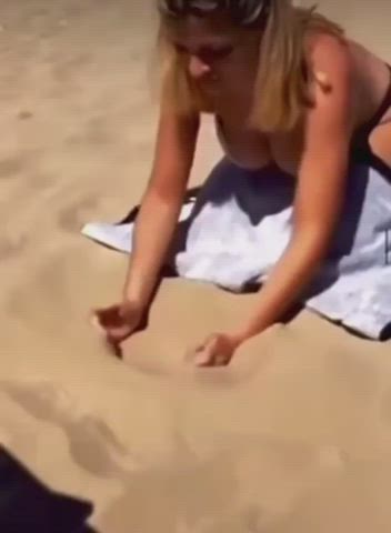 beach big tits bikini clothed funny porn little dick public sfw tiktok gif