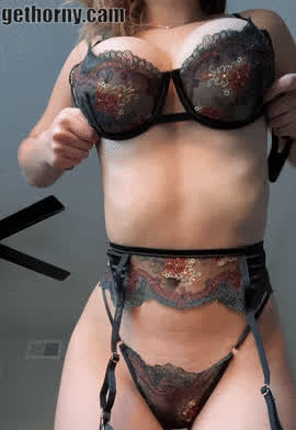 Amateur Big Tits Titty Drop gif