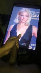 BBC Big Dick Celebrity Cum Cumshot Jennifer Lawrence gif