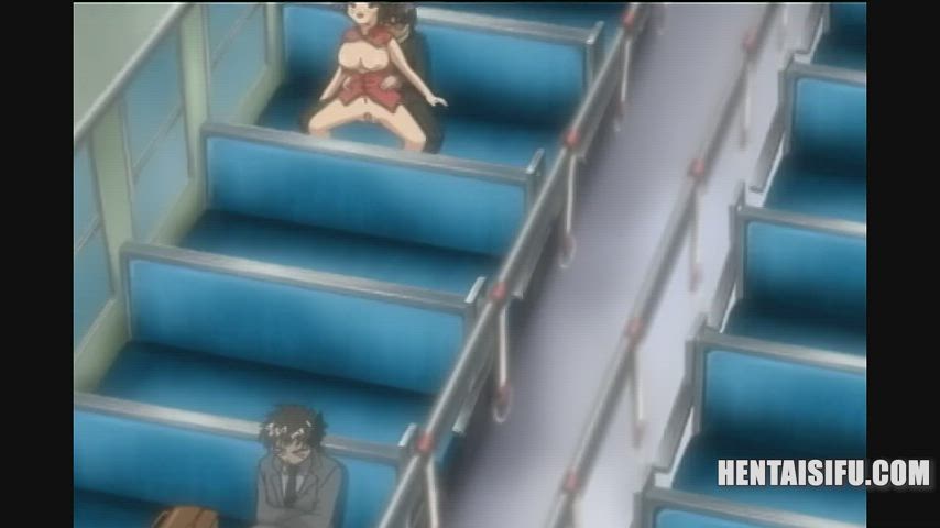 Big Tits Outdoor Hentai Anime gif