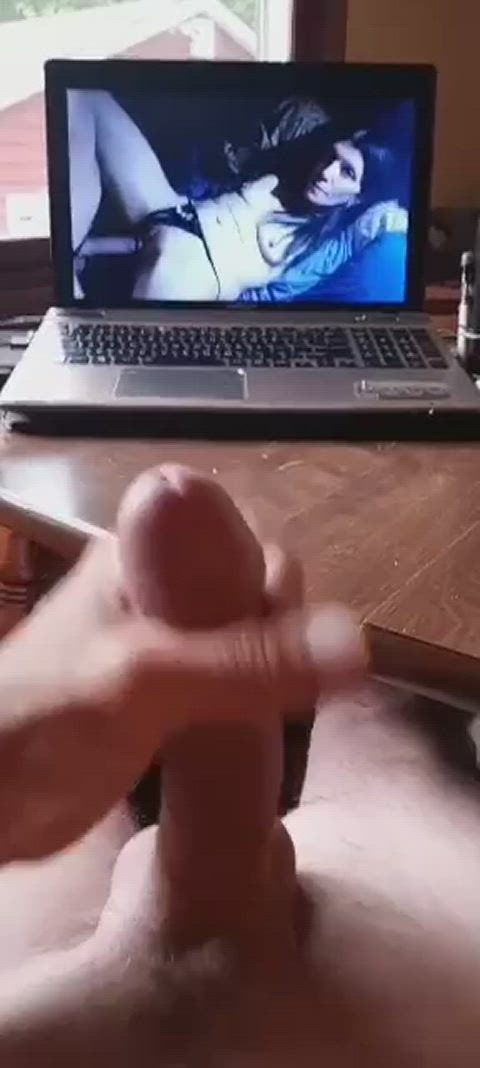 big dick cock cumshot gay jerk off masturbating sissy solo gif