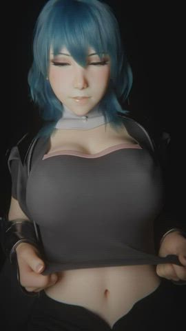 3d animation anime big tits cartoon hentai natural tits rule34 tits titty drop gif