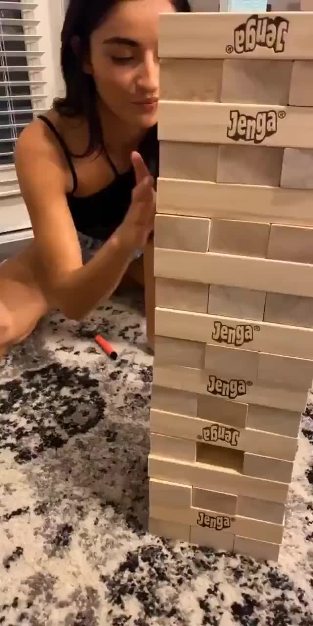 Ricky Johnson and Emily Willis - Jenga