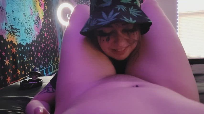 bdsm cunnilingus cute female pov femdom lesbians oral pov tease gif