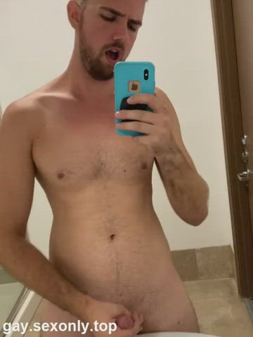 amateur anal ass spread gay nsfw orgasm outdoor public tiktok gif