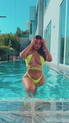 Bathroom Bikini Pool gif