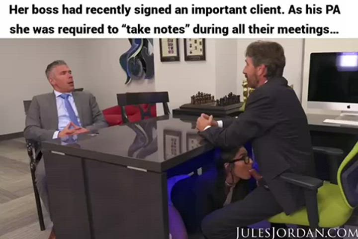 A good personal assistant helps her boss win another big client (by getting on her