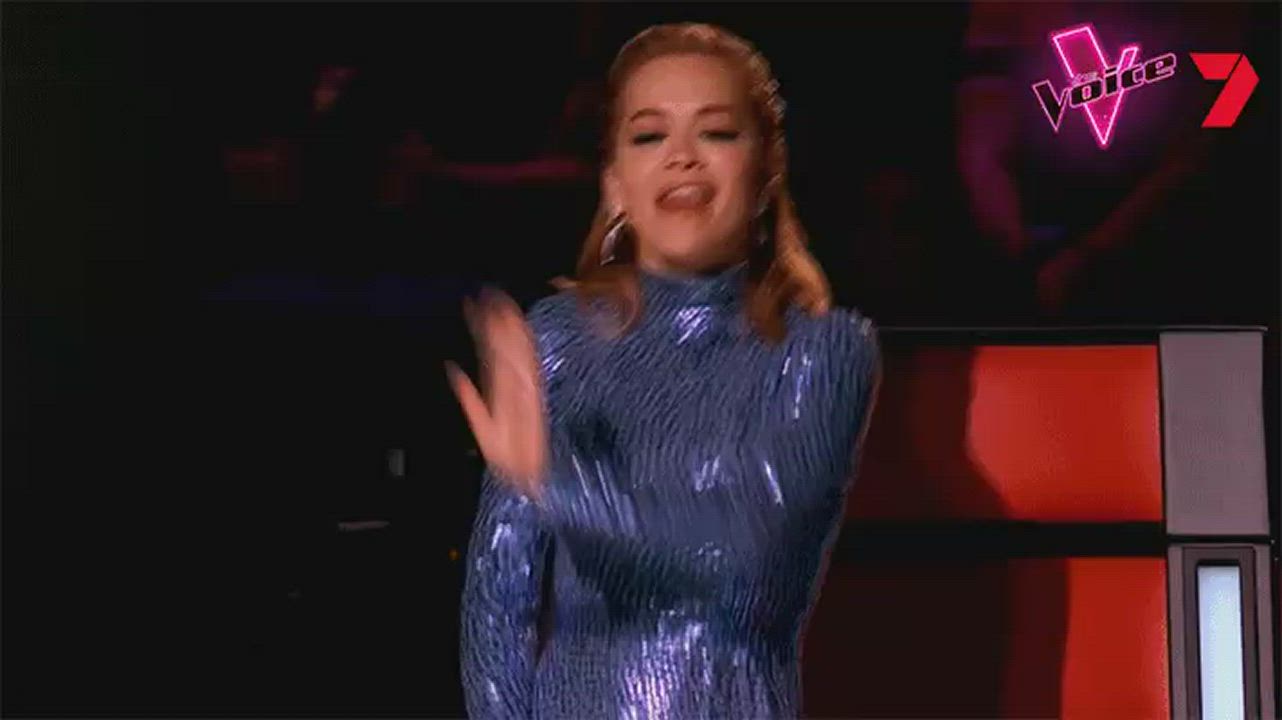 Albanian Redhead Rita Ora gif