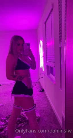 ass tease tits gif