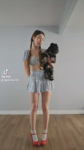 cosplay costume cute teen teens tiktok gif