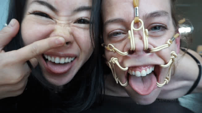 bdsm fetish smile tongue fetish gif